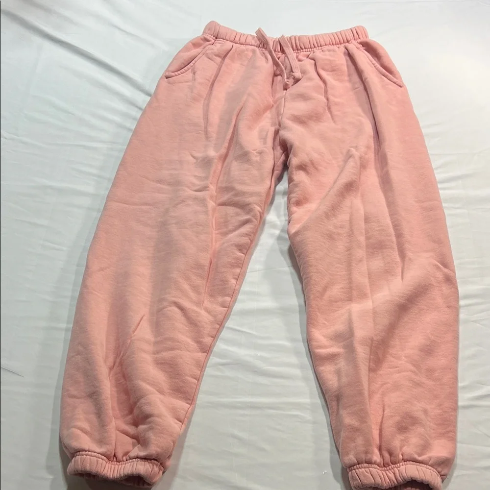 Daily drills joggers sweat pants size Cupid pink M/L - Picture 1 of 9